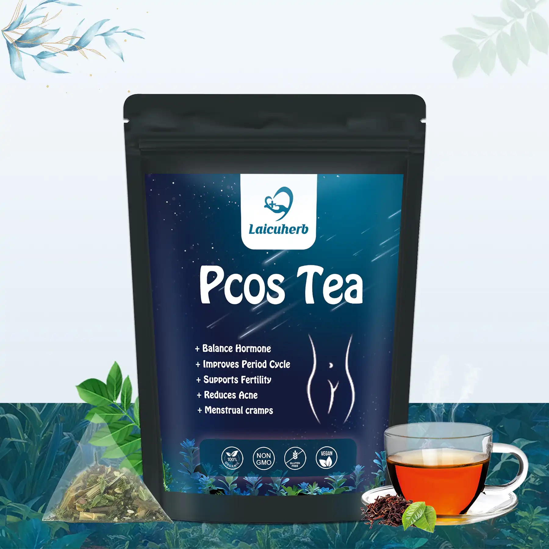 natural mint tea